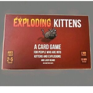 Exploding Kittens Card Game Original Edition 2-5 Players Party Fun Complete!